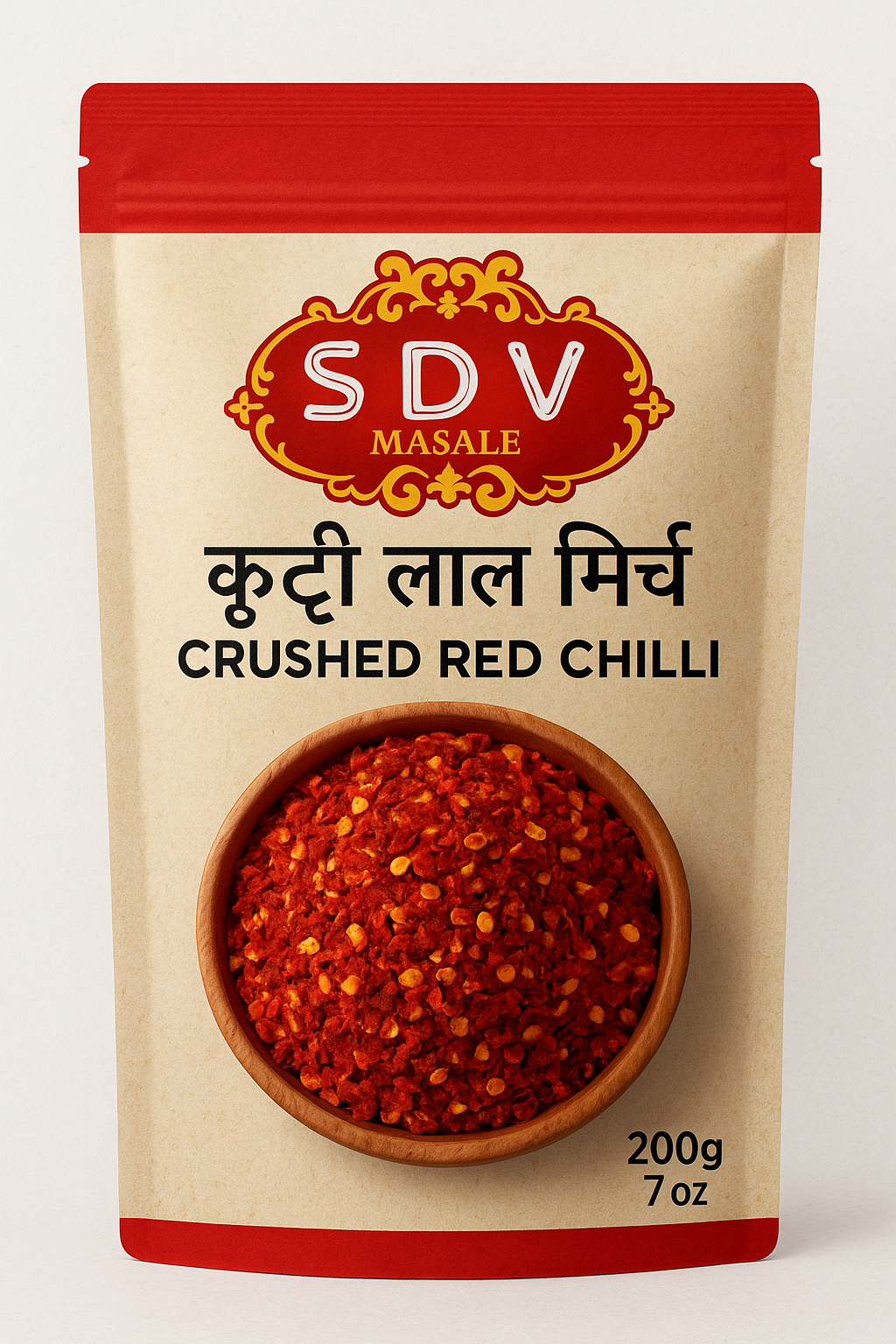Red Chilli Kutti  (200g)100%Natural